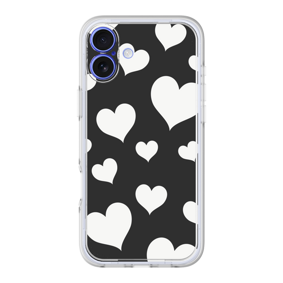 Premium Panel［ Dot Hearts - Black ］