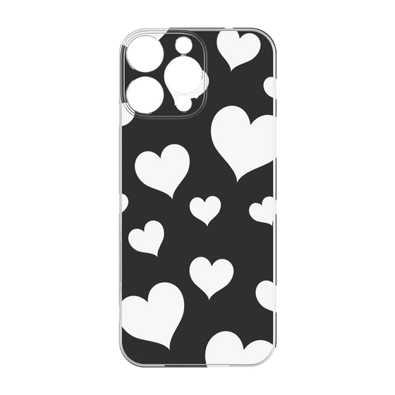 Premium Panel［ Dot Hearts - Black ］