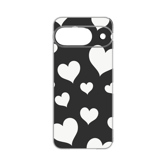 Premium Panel［ Dot Hearts - Black ］