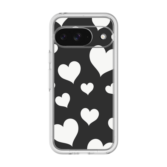 Premium Panel［ Dot Hearts - Black ］