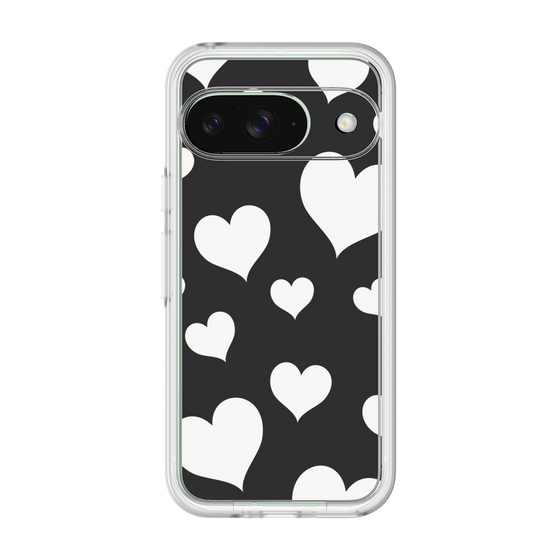 Premium Panel［ Dot Hearts - Black ］
