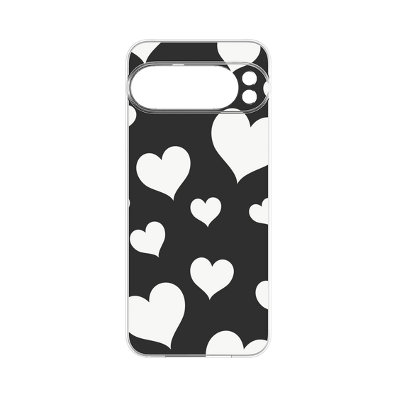 Premium Panel［ Dot Hearts - Black ］