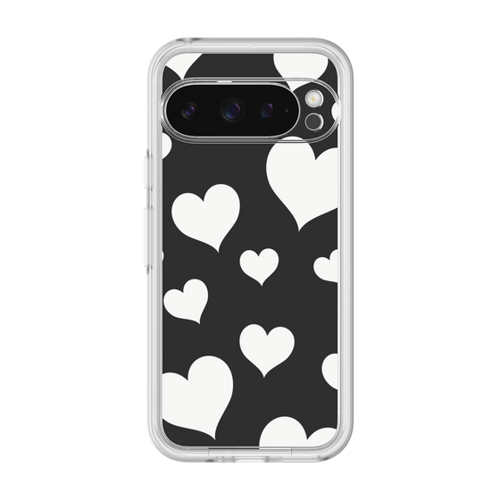 Premium Panel［ Dot Hearts - Black ］