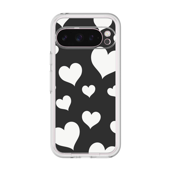 Premium Panel［ Dot Hearts - Black ］