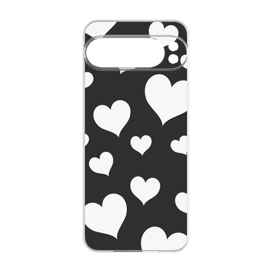 Premium Panel［ Dot Hearts - Black ］
