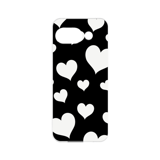 Premium Panel［ Dot Hearts - Black ］