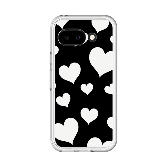 Premium Panel［ Dot Hearts - Black ］