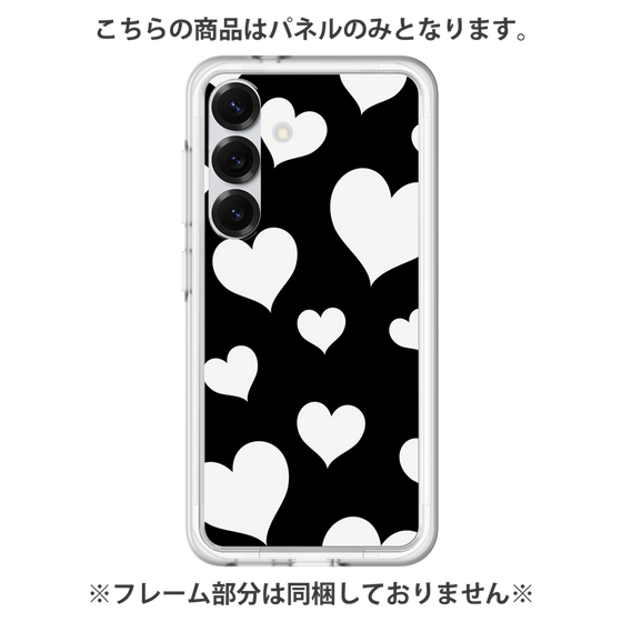 Premium Panel［ Dot Hearts - Black ］
