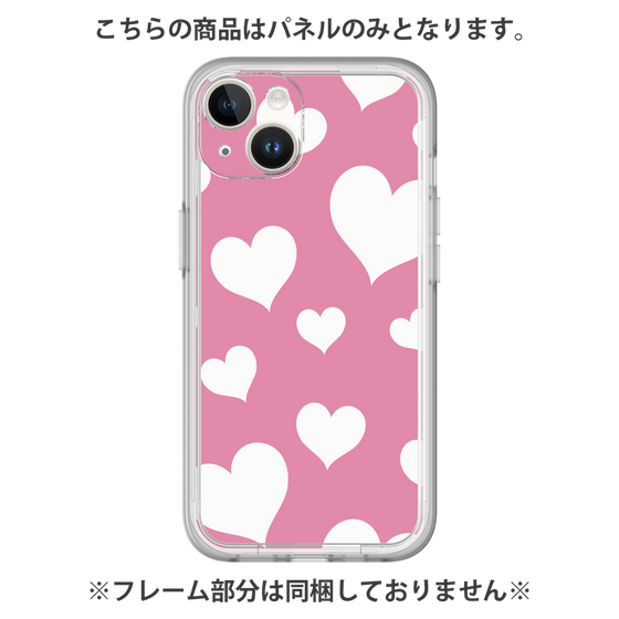 Premium Panel［ Dot Hearts - Pink ］