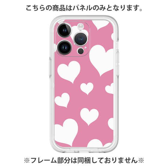 Premium Panel［ Dot Hearts - Pink ］