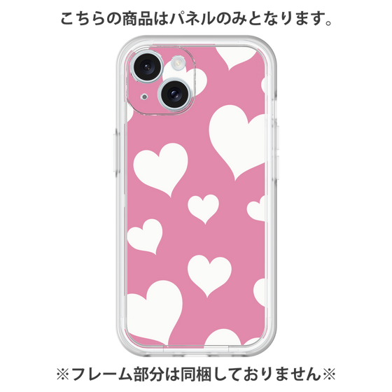 Premium Panel［ Dot Hearts - Pink ］