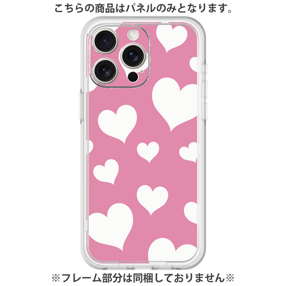 Premium Panel［ Dot Hearts - Pink ］