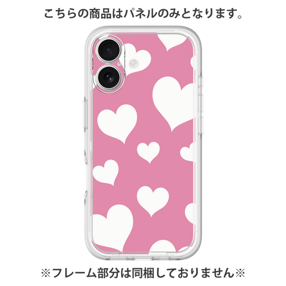 Premium Panel［ Dot Hearts - Pink ］