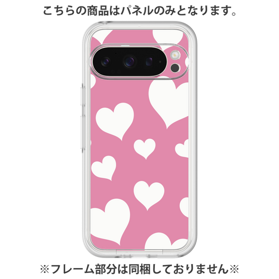 Premium Panel［ Dot Hearts - Pink ］
