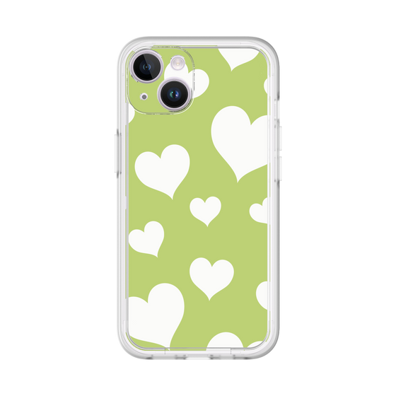 Premium Panel［ Dot Hearts - Green ］