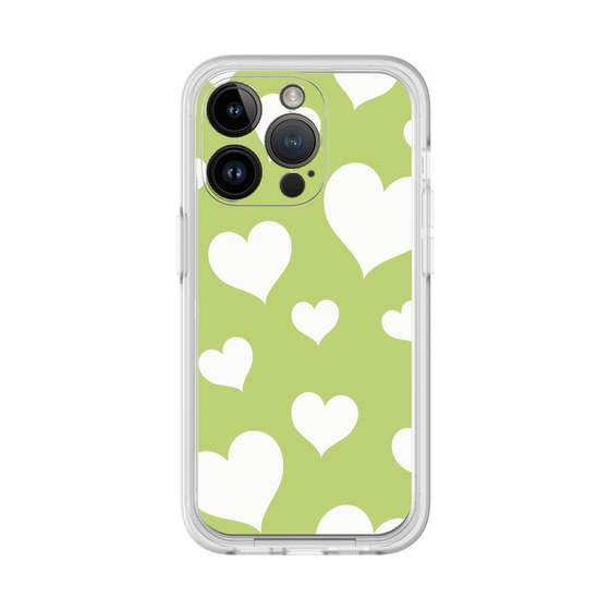 Premium Panel［ Dot Hearts - Green ］