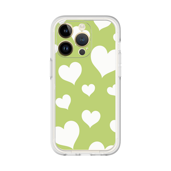 Premium Panel［ Dot Hearts - Green ］