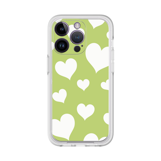 Premium Panel［ Dot Hearts - Green ］