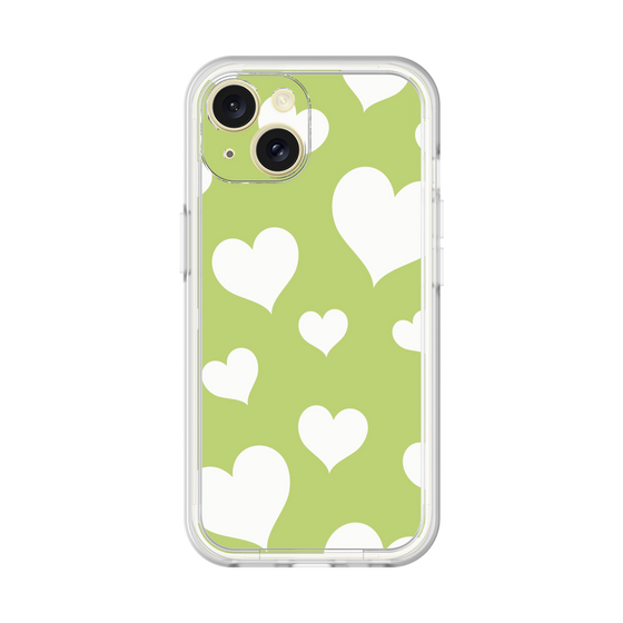 Premium Panel［ Dot Hearts - Green ］