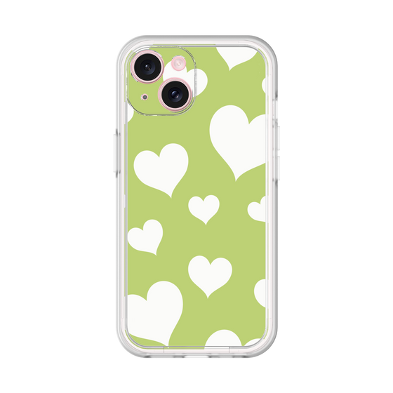 Premium Panel［ Dot Hearts - Green ］