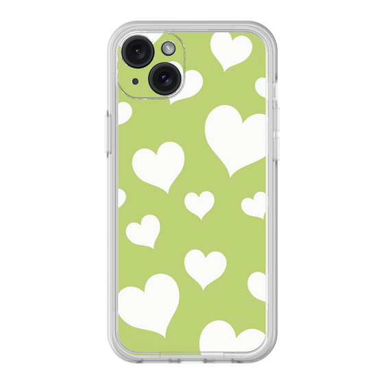 Premium Panel［ Dot Hearts - Green ］