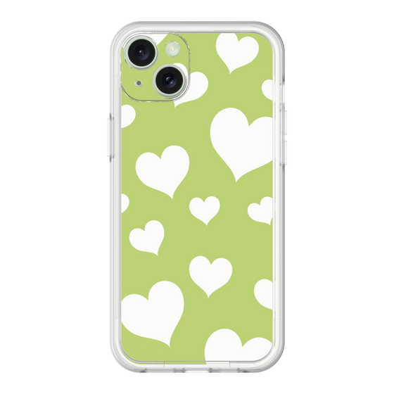 Premium Panel［ Dot Hearts - Green ］