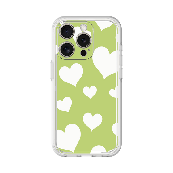 Premium Panel［ Dot Hearts - Green ］