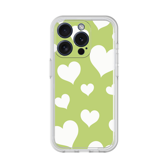 Premium Panel［ Dot Hearts - Green ］