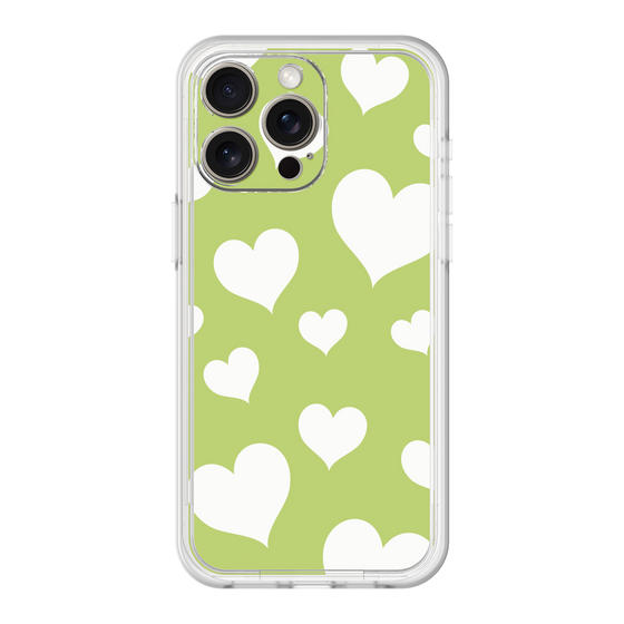 Premium Panel［ Dot Hearts - Green ］
