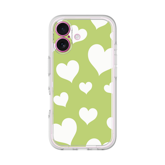 Premium Panel［ Dot Hearts - Green ］