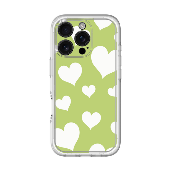 Premium Panel［ Dot Hearts - Green ］