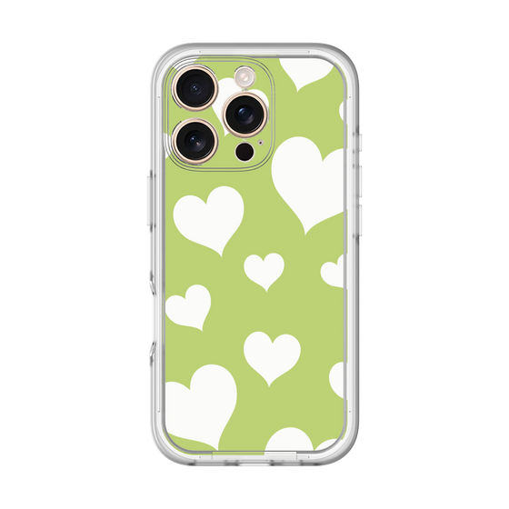 Premium Panel［ Dot Hearts - Green ］