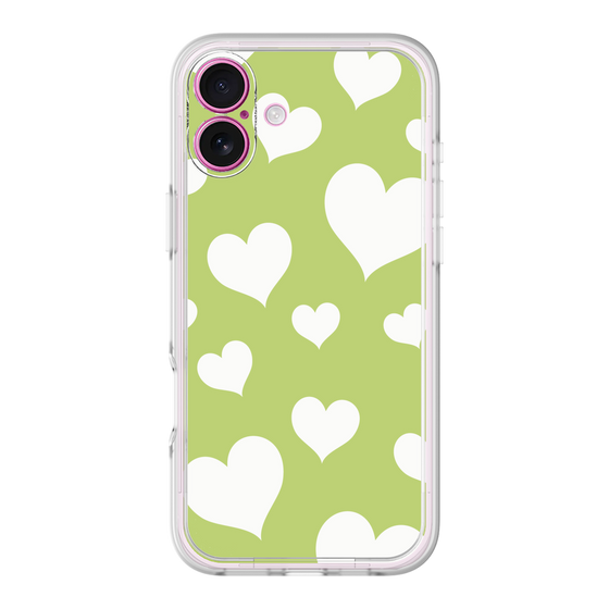 Premium Panel［ Dot Hearts - Green ］