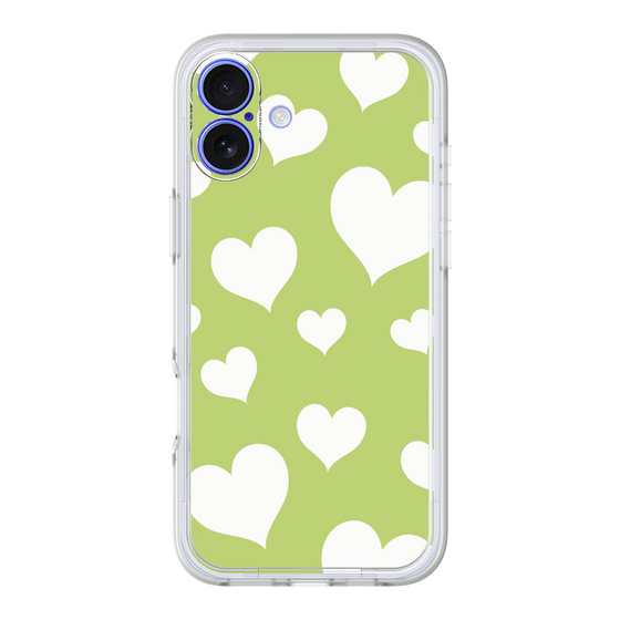 Premium Panel［ Dot Hearts - Green ］