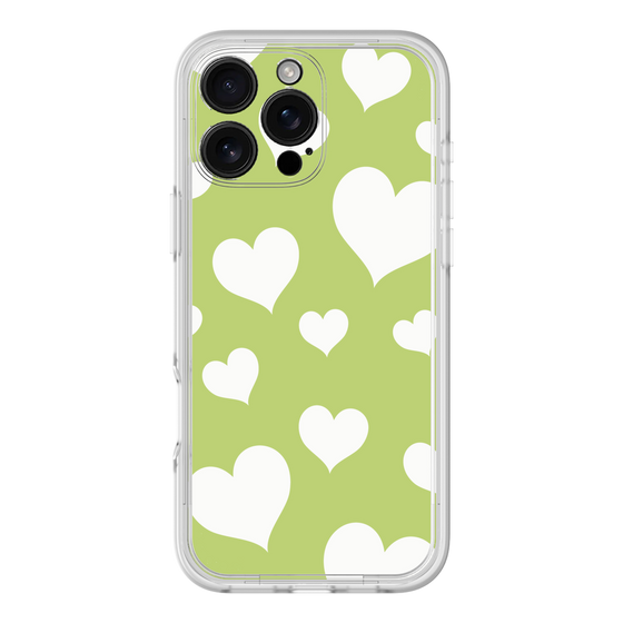 Premium Panel［ Dot Hearts - Green ］