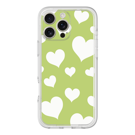 Premium Panel［ Dot Hearts - Green ］
