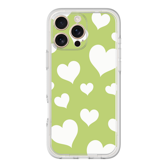 Premium Panel［ Dot Hearts - Green ］