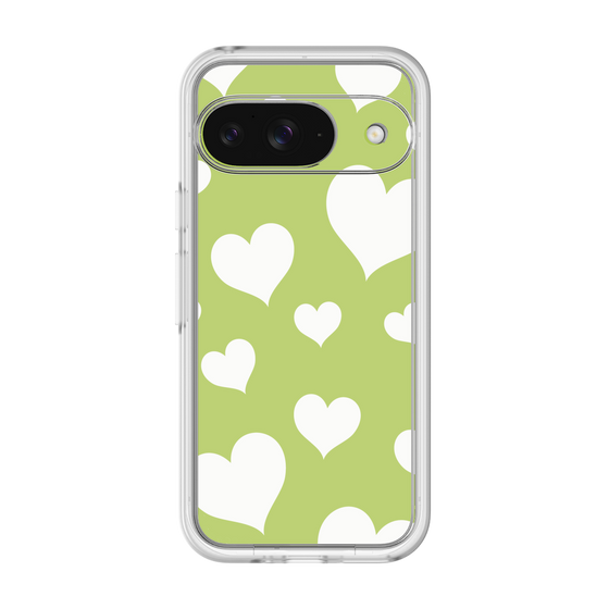 Premium Panel［ Dot Hearts - Green ］