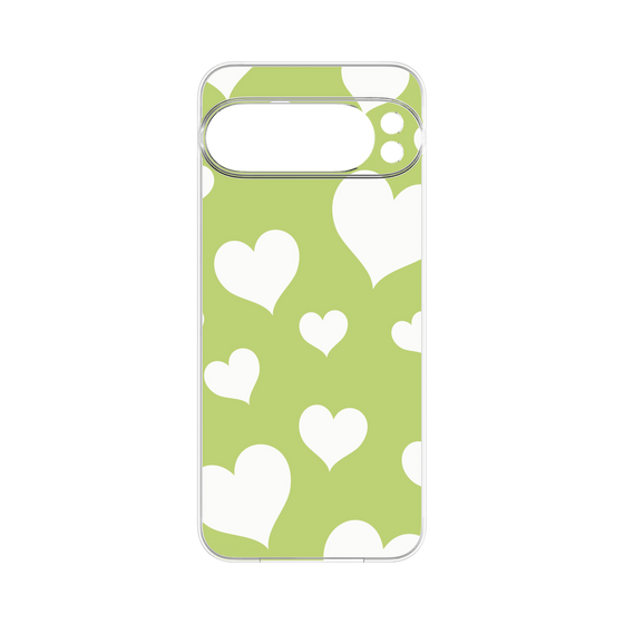 Premium Panel［ Dot Hearts - Green ］