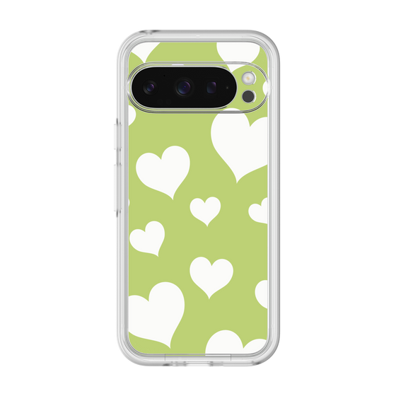 Premium Panel［ Dot Hearts - Green ］