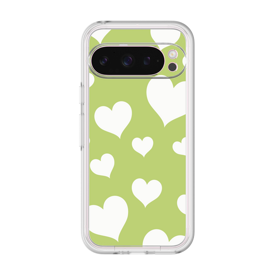 Premium Panel［ Dot Hearts - Green ］