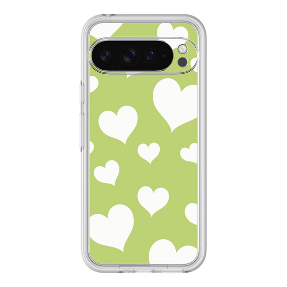 Premium Panel［ Dot Hearts - Green ］