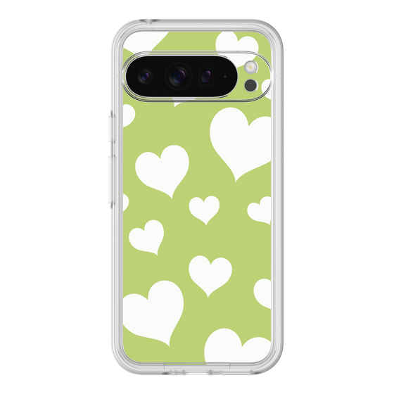 Premium Panel［ Dot Hearts - Green ］