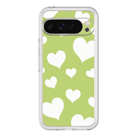 Premium Panel［ Dot Hearts - Green ］