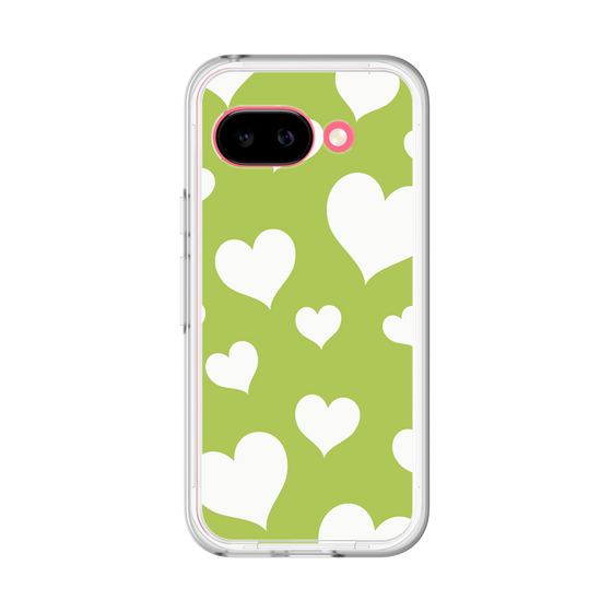 Premium Panel［ Dot Hearts - Green ］