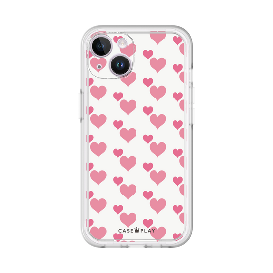 Premium Panel［ Stripe Hearts - Pink ］
