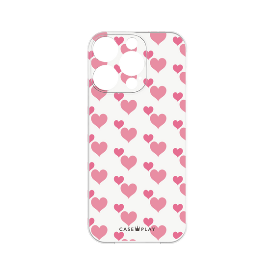 Premium Panel［ Stripe Hearts - Pink ］