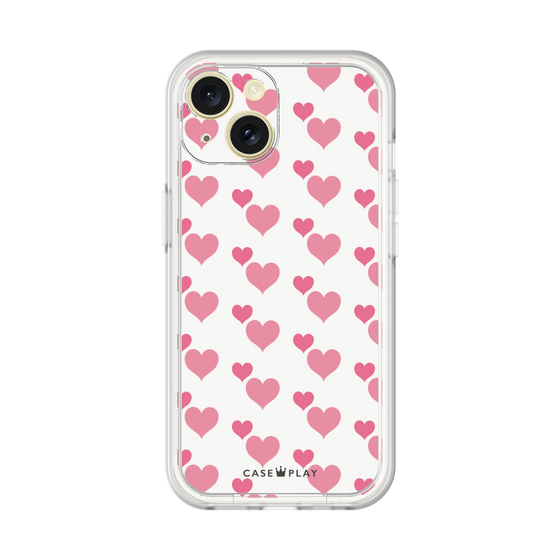 Premium Panel［ Stripe Hearts - Pink ］