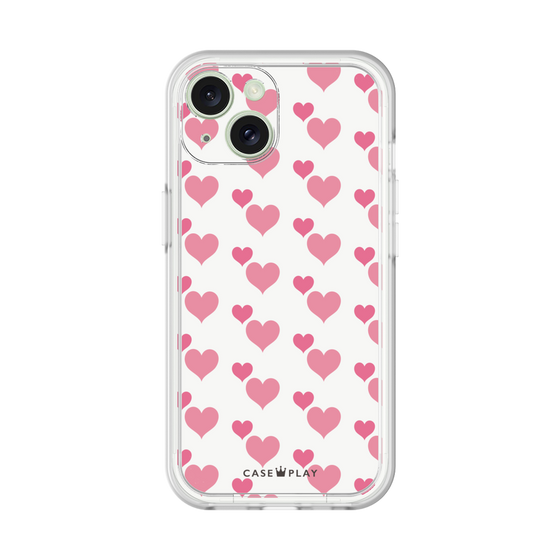 Premium Panel［ Stripe Hearts - Pink ］