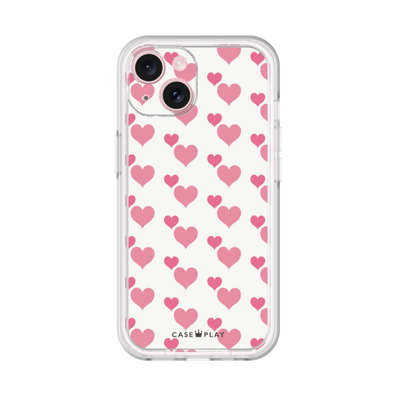 Premium Panel［ Stripe Hearts - Pink ］